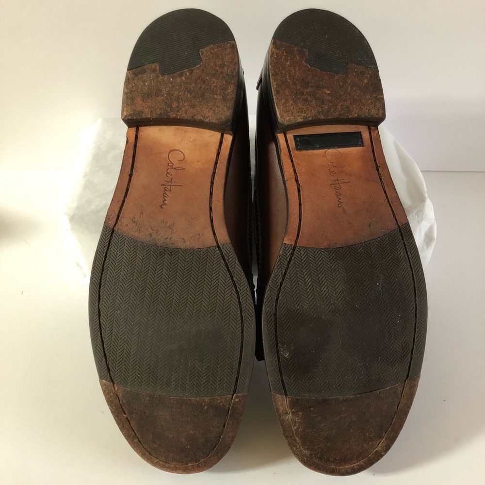 Men’s Cole Haan Tan Tassel Loafers 👞 Size 8 1/2 - Picture 3 of 8